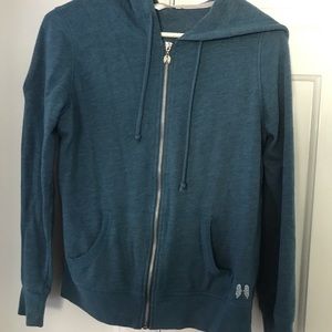 Victoria secret women blue sweater hoodie sweater